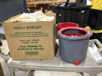 DOILIES, MOP BUCKET ,DISH RAGS