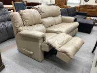 TAN RECLINING SOFA