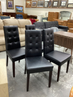 (4) DINING ROOM CHAIRS - PADDED