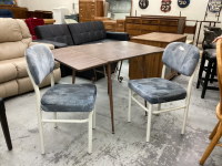 RETRO DROP LEAF TABLE & 2 CHAIRS