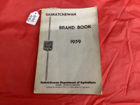 SASKATCHEWAN 1959 BRAND BOOK