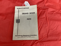 SASKATCHEWAN 1959 BRAND BOOK