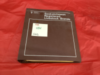 SASKATCHEWAN BRANDS IN BINDER - 1988