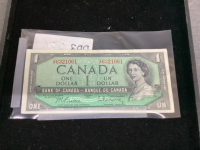 CANADA $1 BILL - 1954