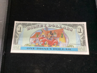 DISNEY DOLLAR 65TH ANNIVERSARY NOTE