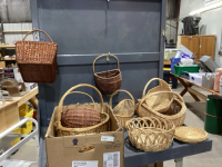2 BOXES OF WICKER