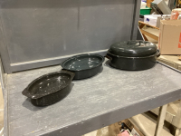 3 ROASTERS - DIFFERENT SIZES
