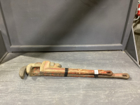 (2) RIDGID PIPE WRENCHES - 24&rdquo; & 36&rdquo;