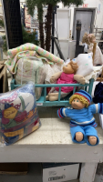 DOLLIES, DOLL CRADLE, BEDDING