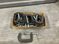 BOX OF (16) C-CLAMPS - HUSKY
