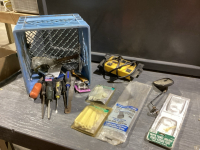 CRATE W/ MISC SHOP SUPPLIES