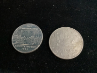 (2) CANADA $1 COINS - 1982, 1983