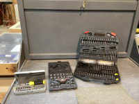 RATCHETING SCREWDRIVER/SOCKET COMBOS, DRILL BIT/SCREWDIRVER SET