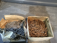 2 PART BOXES OF 3 1/2&rdquo; + 3&rdquo; PHOSPHATE COATED NAILS
