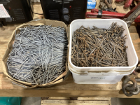 2 OPENED BOXES - 3&rdquo; PHOS COATED NAILS