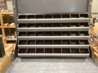 BOLT BIN - PLASTIC BINS WITH METAL FRONTS- WALL MOUNT