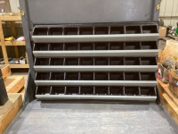 WALL MOUNT BOLT BIN - PLASTIC BINS, METAL FRONTS