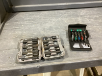 2 ITEMS - MINI DRIVER SET + SAE + METRIC ALLEN-HEAD SOCKET SET