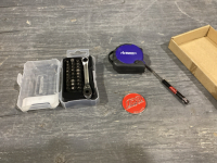 SMALL MAC SCREWDRIVER, SNAP-ON 100TH MEDALION, MASTERCRAFT RATCHETING BIT SET