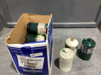 (10) 1LB PROPANE BOTTLES- MIXED BRANDS