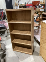 BROWN BOOKSHELF