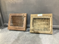 (2) ANTIQUE VENTS