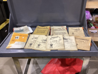 BOX OF VINTAGE VEHCILE SERVICE MANUALS