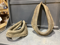 (2) ANTIQUE HORSE COLLARS