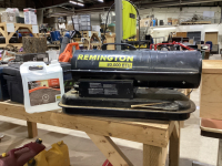 REMINGTON KERSOSENE HEATER & JUG OF KEROSENE