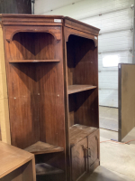 (3) PIECE SHELVING UNIT INCLUDES (1) CORNER UNIT