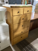 (6) DRAWER DRESSER - PLYWOOD CONSTRUCTION