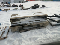Two aluminum side boxes