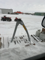 One single folding loading ramp