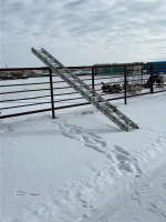 Aluminum extension ladder