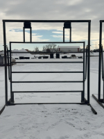 Auto Drop Spring Loaded Side-by-Side Drive Through Gate