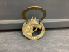 BRASS HORSE HEAD/HORSE SHOE DOOR KNOCKER