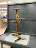 HANDCRAFTED WOOD PLANT STAND - 2