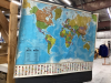 LAMINATED WORLD MAP