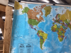 LAMINATED WORLD MAP - 3