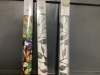 (3) ROLLS "STAINED GLASS" WINDOW FILM & SMALL BOTTLES OF WINDOW COLOR - 3