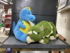 (2) LARGE DINOSAUR STUFFIES -