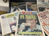 COLLECTION OF OLD EDMONTON NEWSPAPERS W/ ARTICLES OF WAYNE GRETZKY - "THE SUN", "THE EDMONTON JOURNAL" - 5