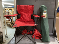 2 FOLDING ARM CHAIRS