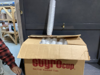 BOX OF STYROFOAM CUPS - 6 OZ