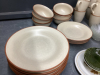 BOX W/ MISC DISHES - - 2