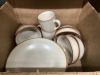 BOX W/ MISC DISHES - - 4