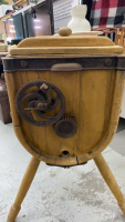 ANTIQUE WOOD. BUTTER CHURN