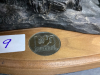 "BRONZE LOOK" DUCKS UNLIMITED CARIBOU - "TRUMPET SONG" ON WOOD BASE - 2