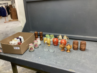 COLLECTION OF SALT & PEPPER SHAKERS - SOME VINTAGE
