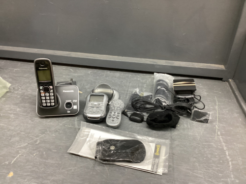 PANASONIC CORDLESS PHONE & XM SATELITE RADIO - DELPHI